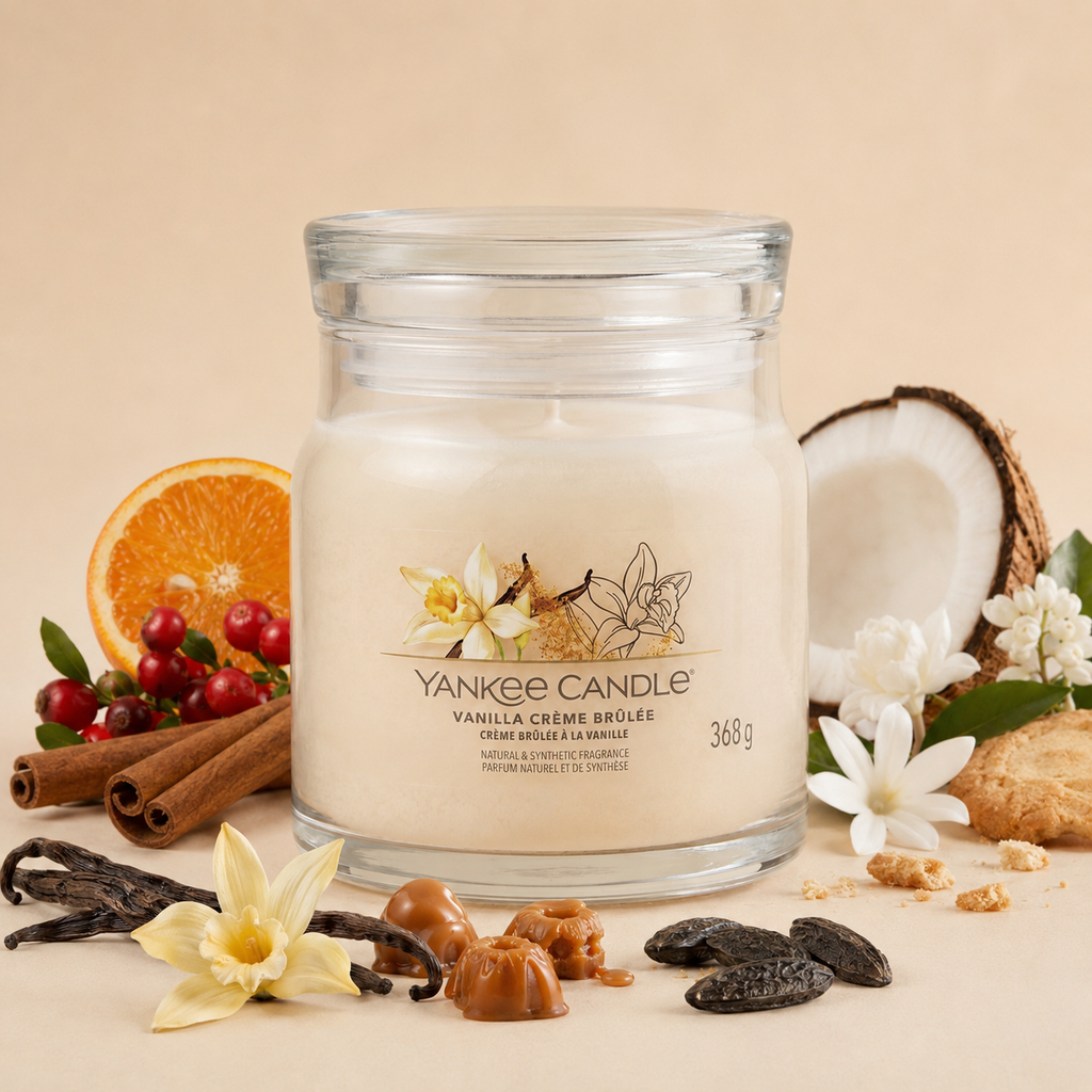 Yankee Candle Giara 368gr Vanilla Crème Brulèe