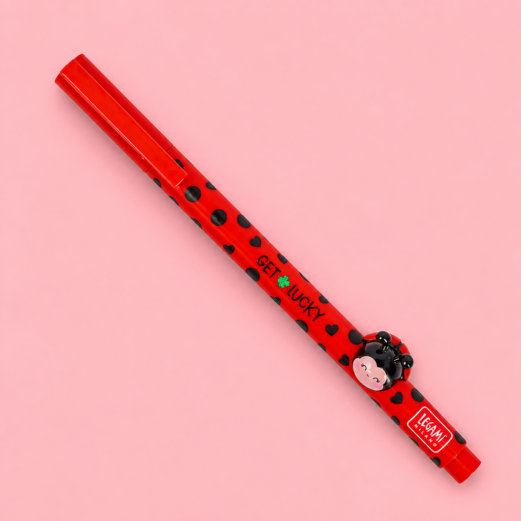 Penna Gel Lovely Friends – Ladybug di Legami