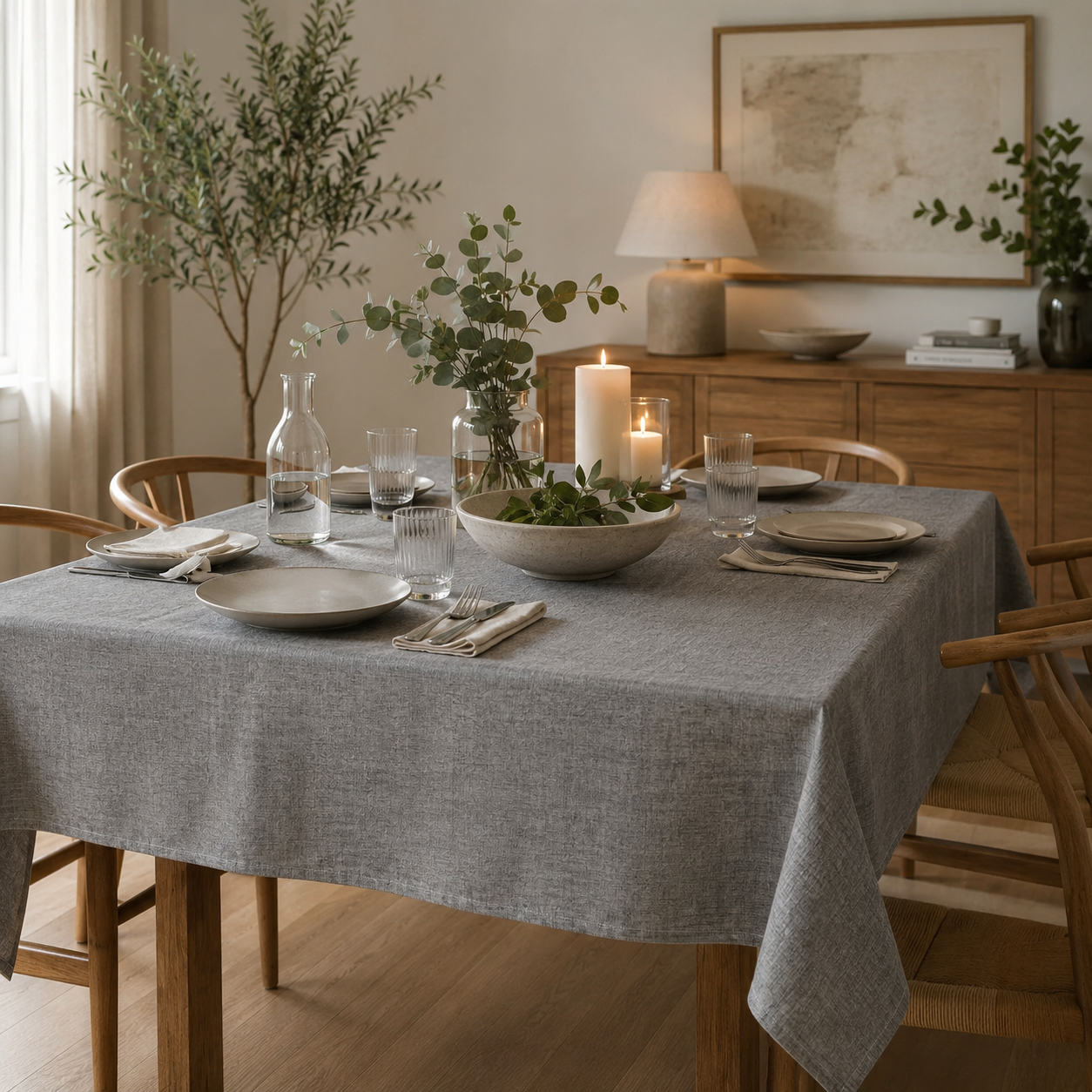Tovaglia antimacchia Ginepro 155x230cm