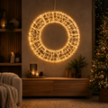 Corona natalizia 3D 6000 microled