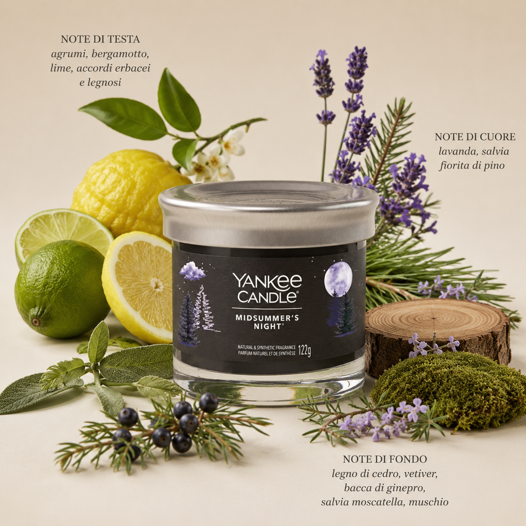 Yankee Candle candela tumbler 122gr Midsummer's Night