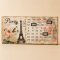 Calendario Perpetuo Shabby "Paris"