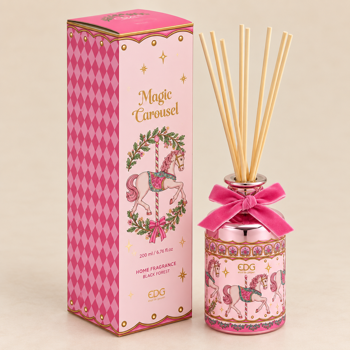 Diffusore di Profumo EDG Magic Carousel Black Forest 200 ml