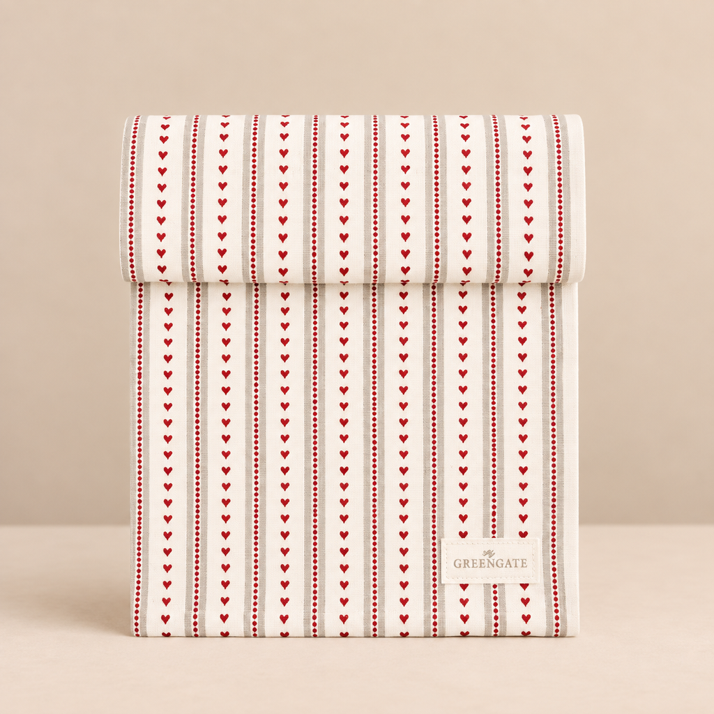 Runner da Tavola Esther GreenGate Rosso 30 x 220 cm