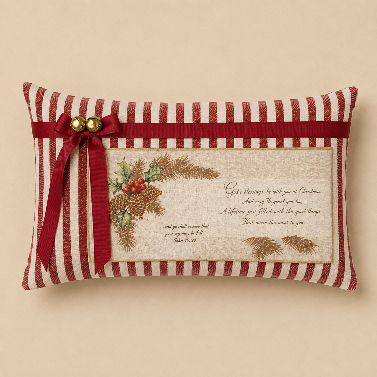 Cuscino Jingle Bells