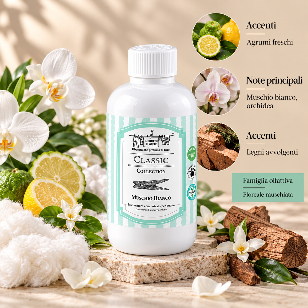Essenza Il Bucato di Adele Classic Muschio bianco 500ml