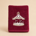 Coppia spugna Teddy Bear giostre rosso