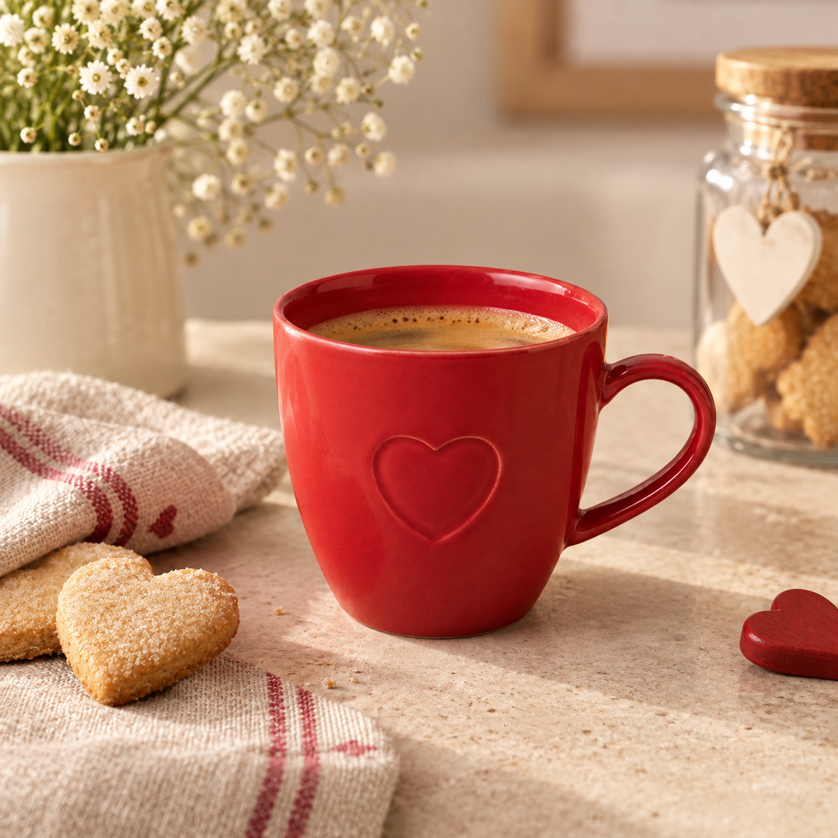 Tazza cuore 9,5cm