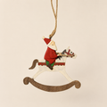 Babbo Natale su Cavalluccio a Dondolo