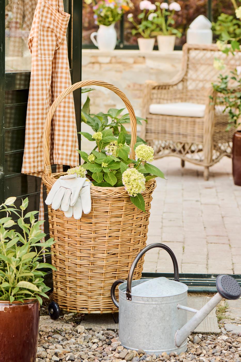 Cestino trolley su ruote