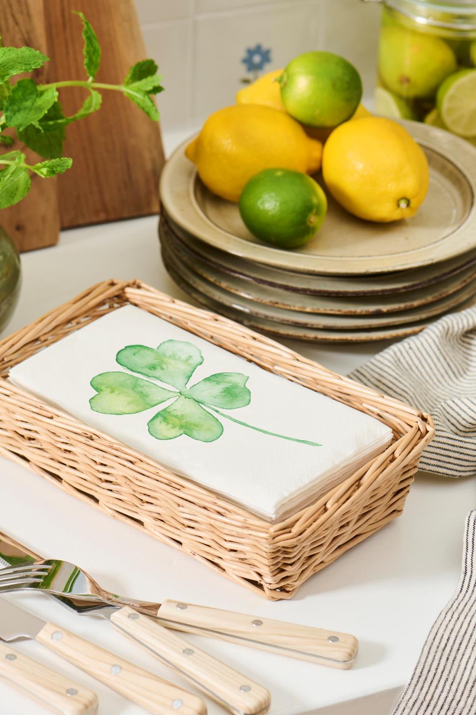 Tovaglioli quadrifoglio 16 pezzi/confezione