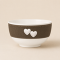 Ciotola Sweet Love Choco/Bianca