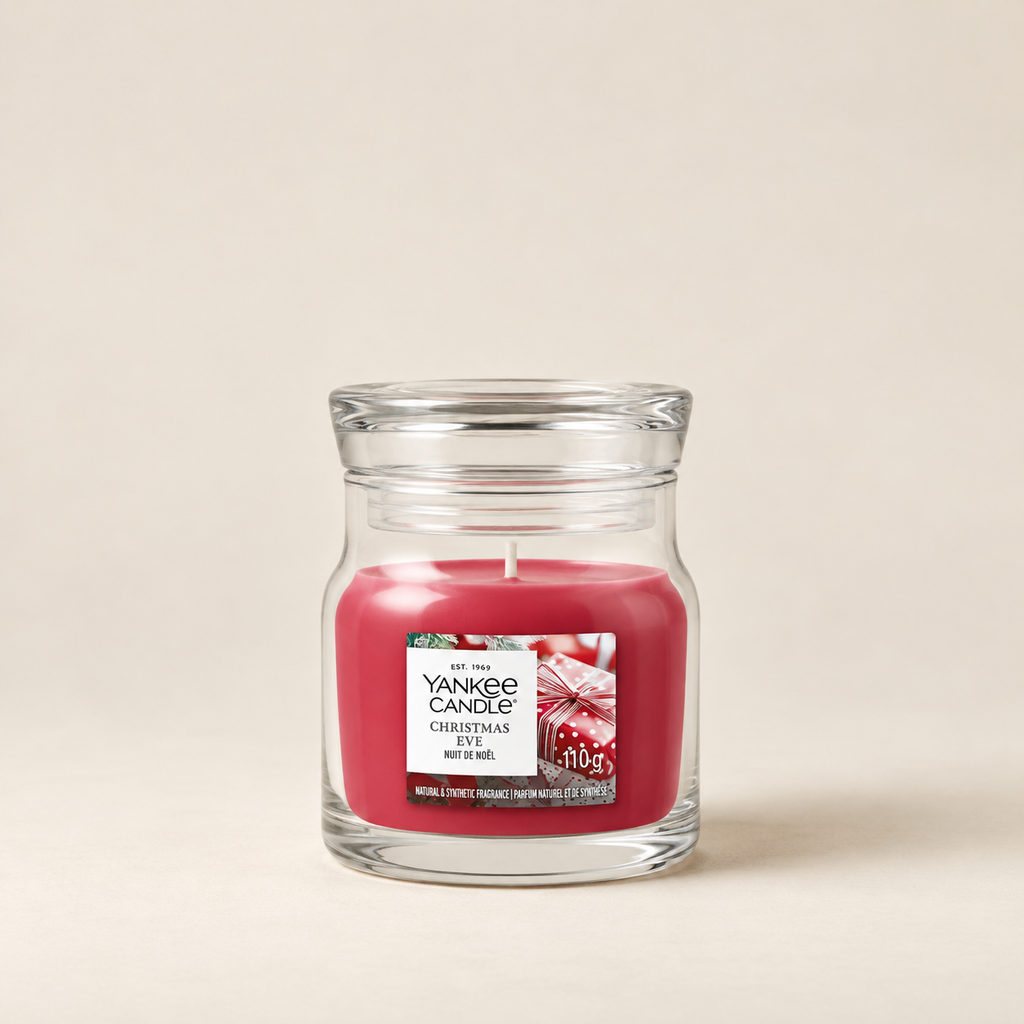 Candela Profumata Christmas Eve Giara Piccola Signature 110 g - Yankee Candle