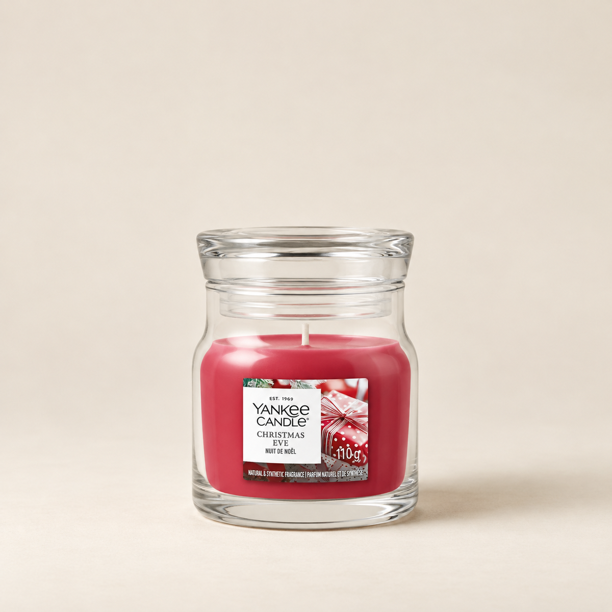 Candela Profumata Christmas Eve Giara Piccola Signature 110 g - Yankee Candle
