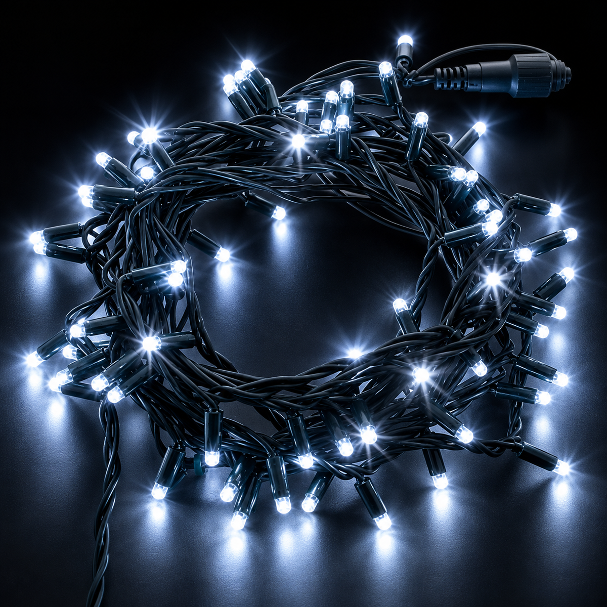 Catena Luminosa Professional Line Flash LED Diamond 120 Maxi LED 10 m Prolungabile – Interno ed Esterno