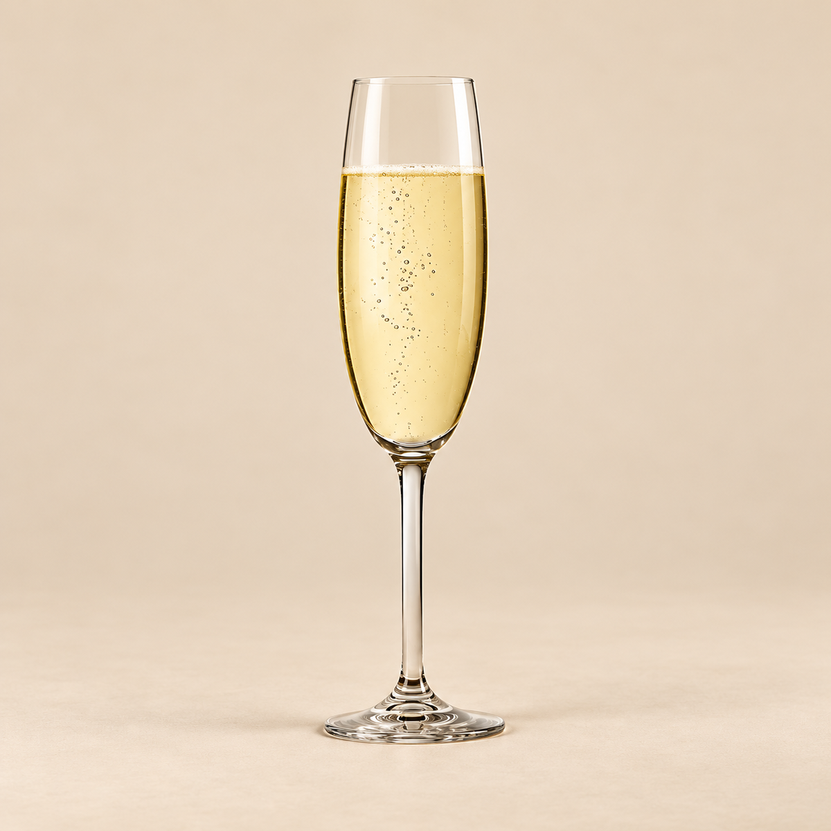 Set 6 Flûte Champagne in Vetro – 220 ml – Calici per Spumante e Prosecco