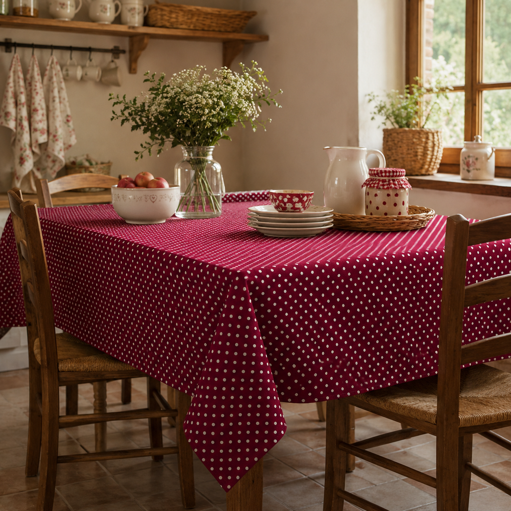 Tovaglia Berries Collection 140x180cm Pois