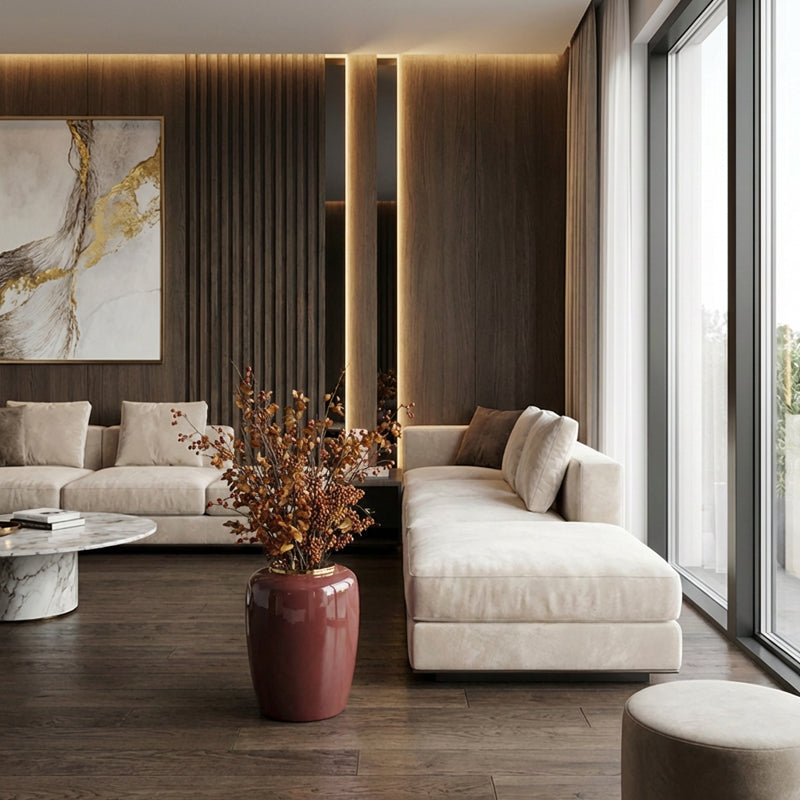 Vaso Charm bombato h.42