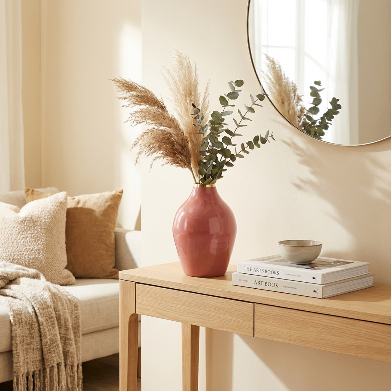 Vaso anfora Charm smaltato h.30