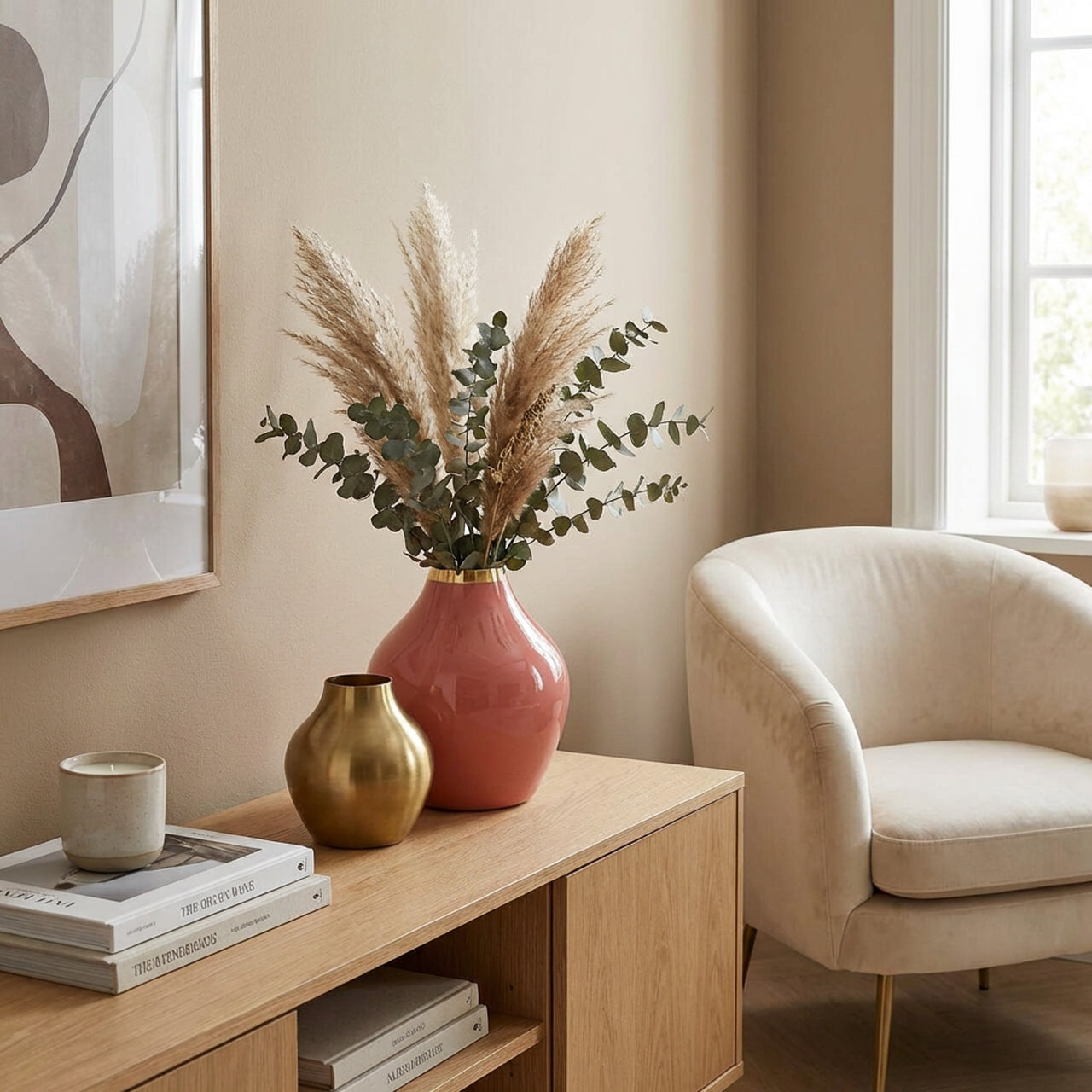 Vaso anfora Charm smaltato h.20