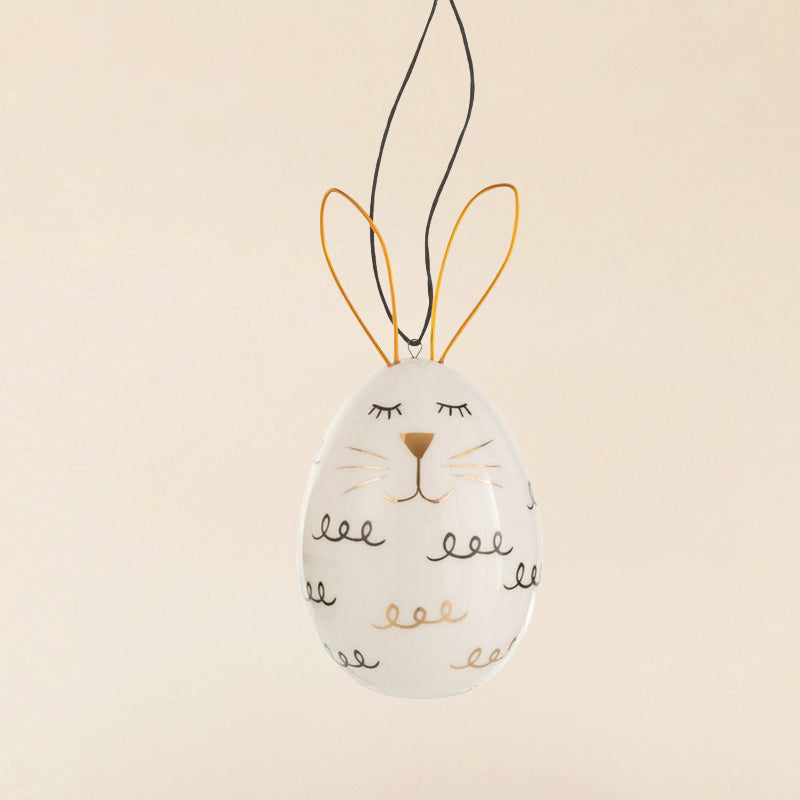 Decorazione uovo coniglietto