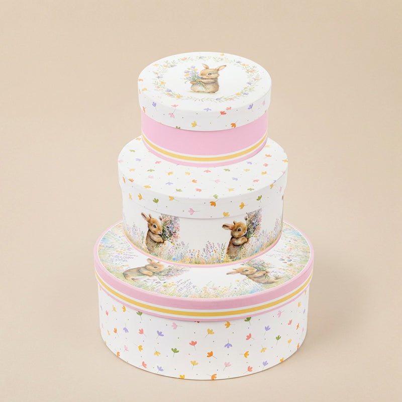 Set 3 scatole tonde Dorothy Decorazioni Pasquali