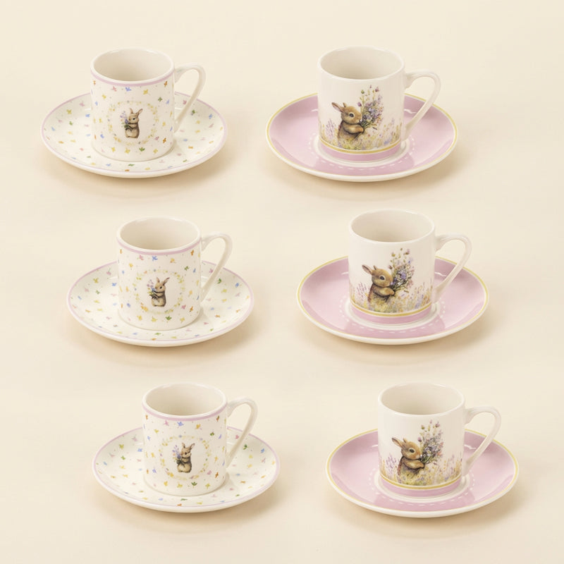 Set 6 tazzine ’Dorothy’ Tazza
