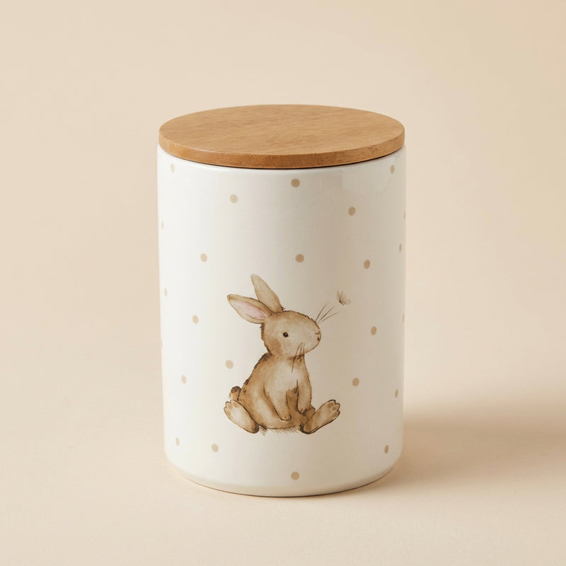 Barattolo coniglietto "Knuffi" h.12,5