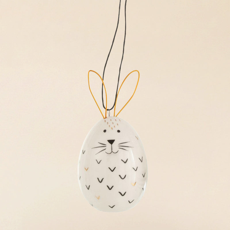 Decorazione uovo coniglietto