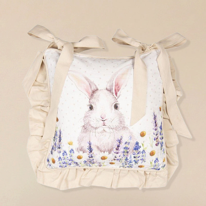 Copricuscino sedia coniglietto lavanda