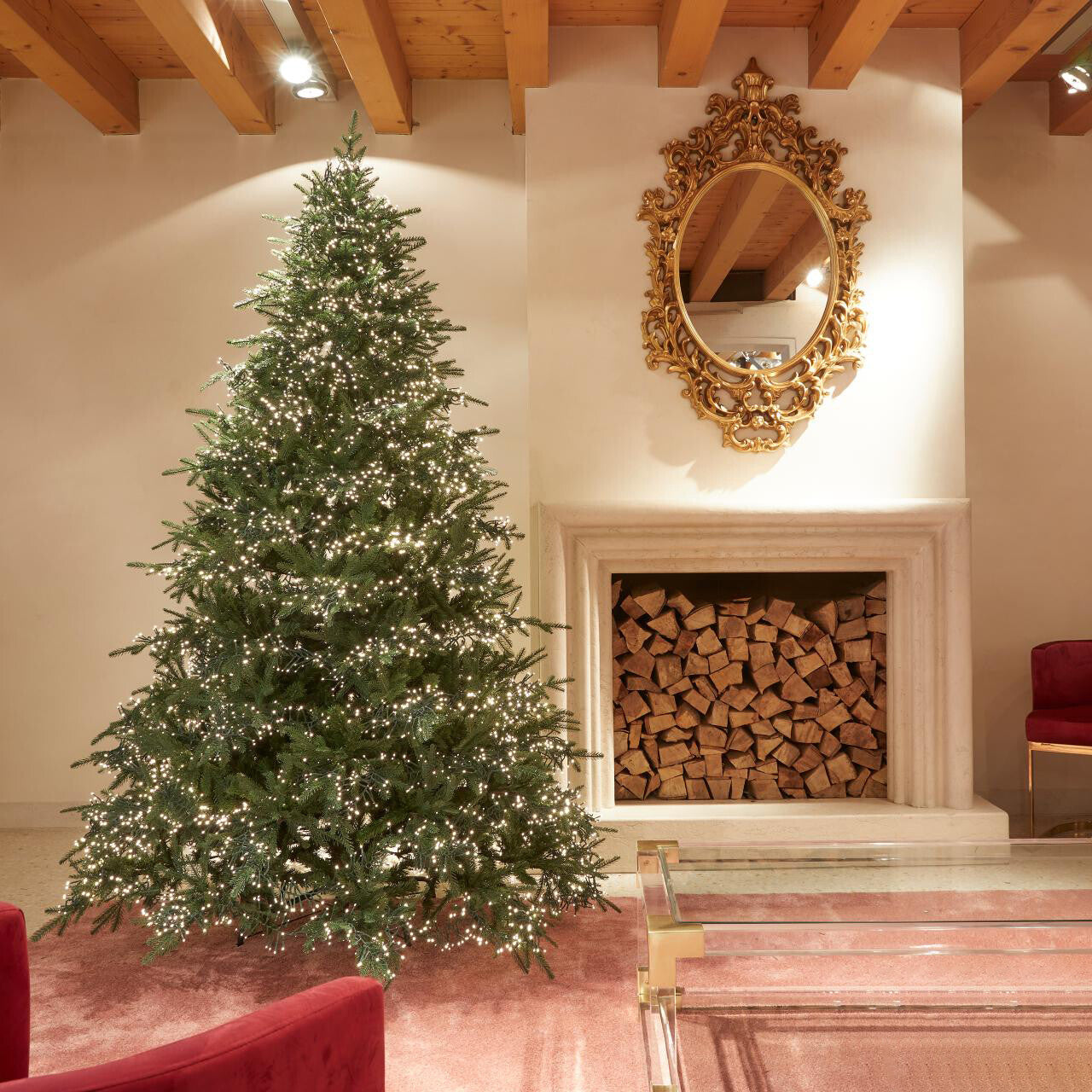 Albero di Natale Pino Spark EDG con led h.240cm