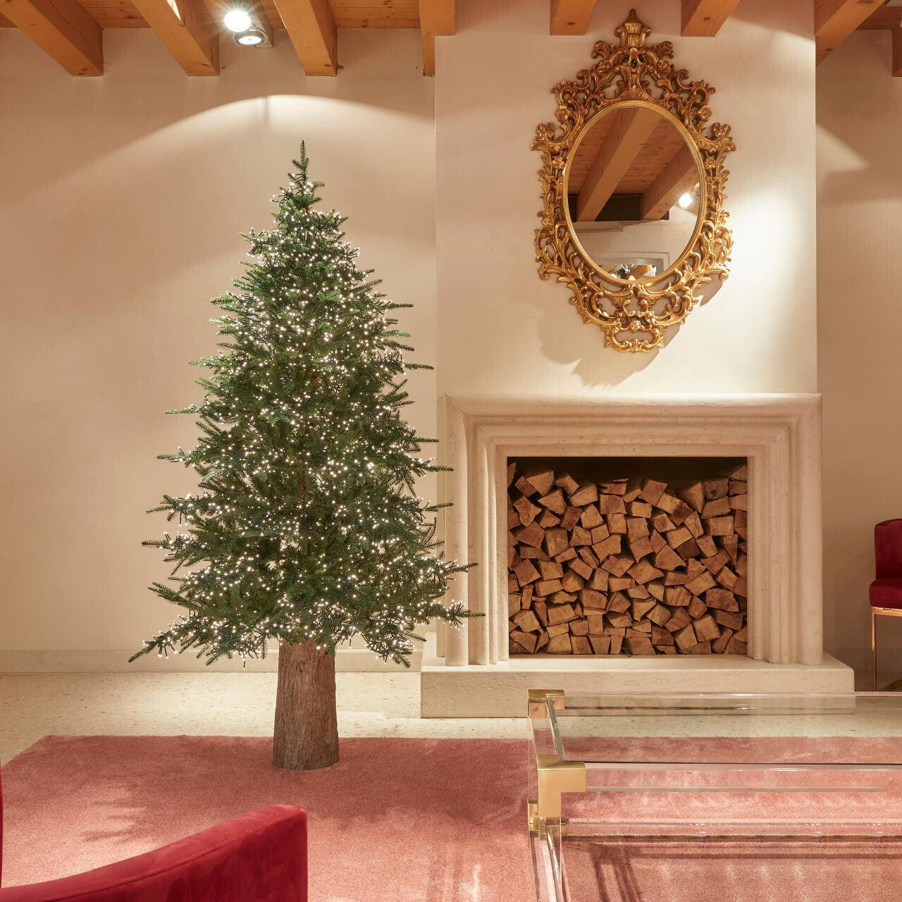 Albero di Natale Pino Spark EDG con led h.180cm