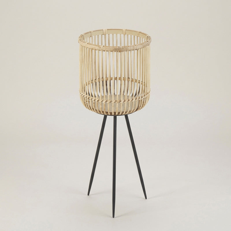 Portavaso bamboo tripode h.54