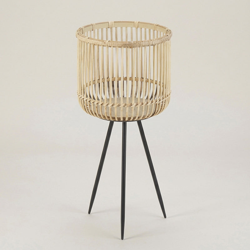 Portavaso bamboo tripode h.69