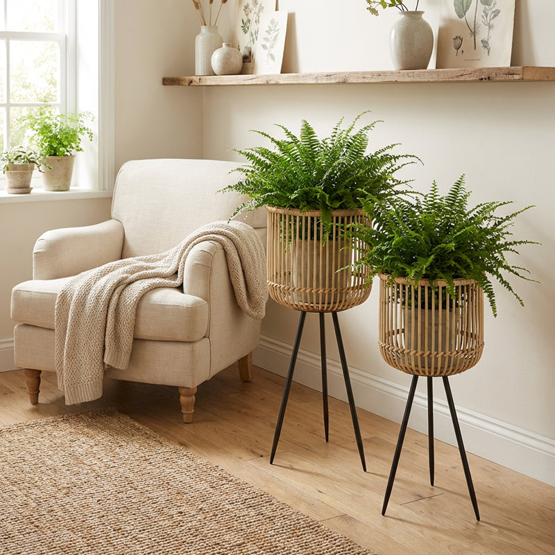 Portavaso bamboo tripode h.54 Vasi & Portavasi