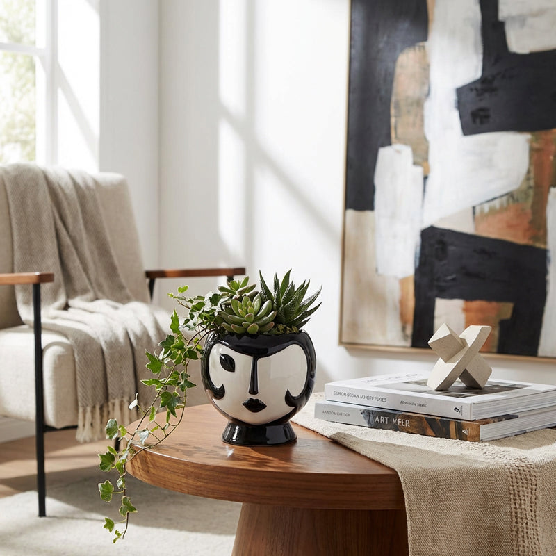 Vaso Faccia Black&White - LB HOME