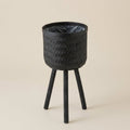 Portavaso bamboo con piedi nero h.55 - LB HOME
