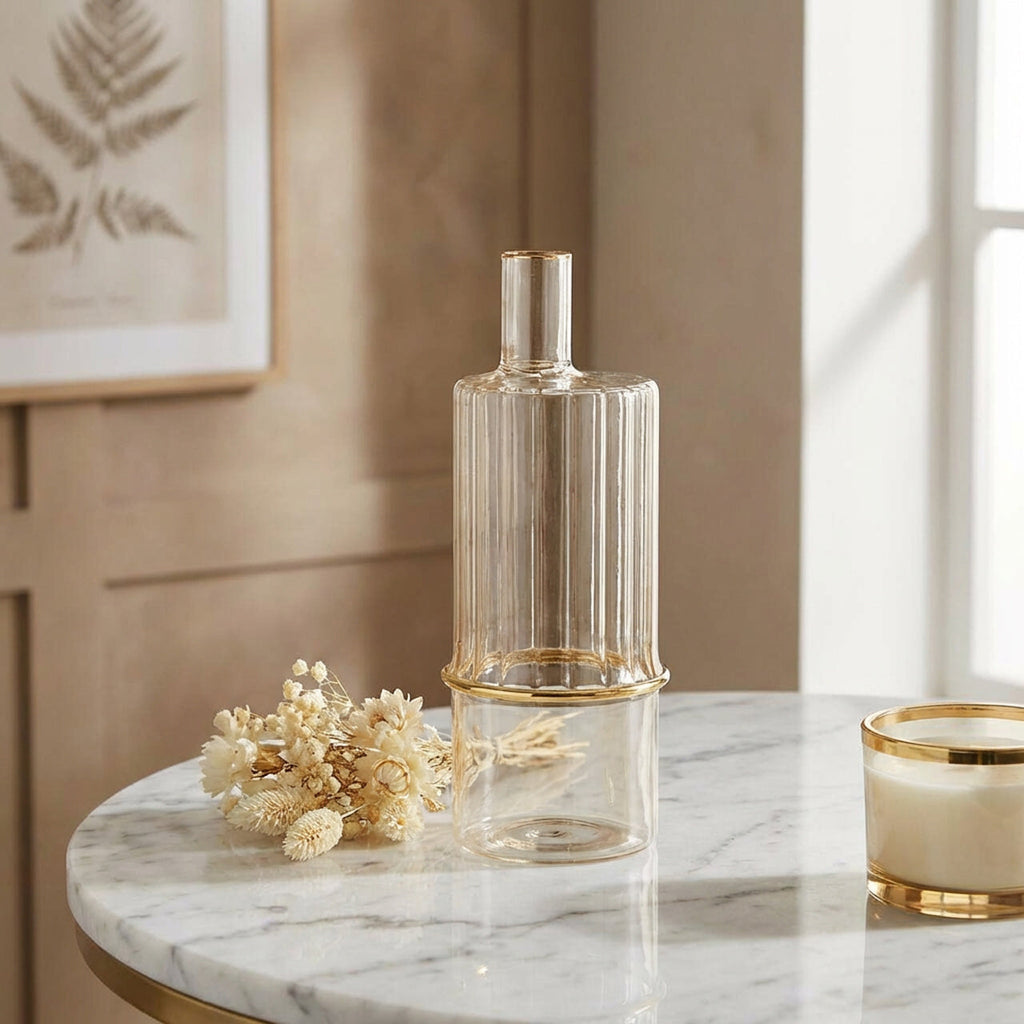 Bottiglia anello oro - LB HOME