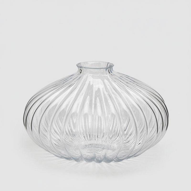 Vaso righe Vaso vetro