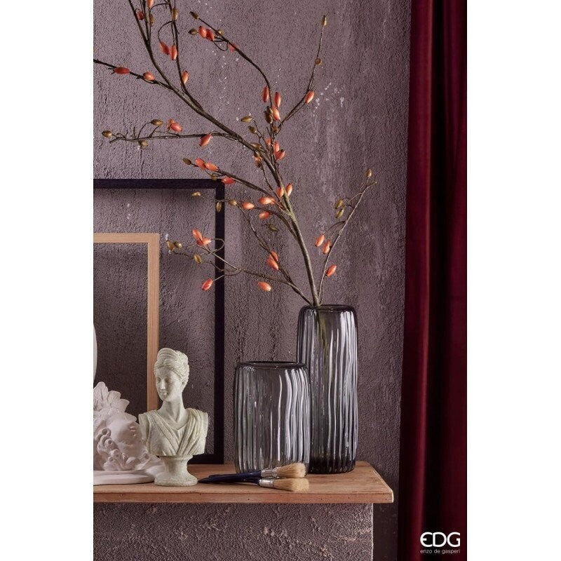 Vaso cilindrico righe h.20