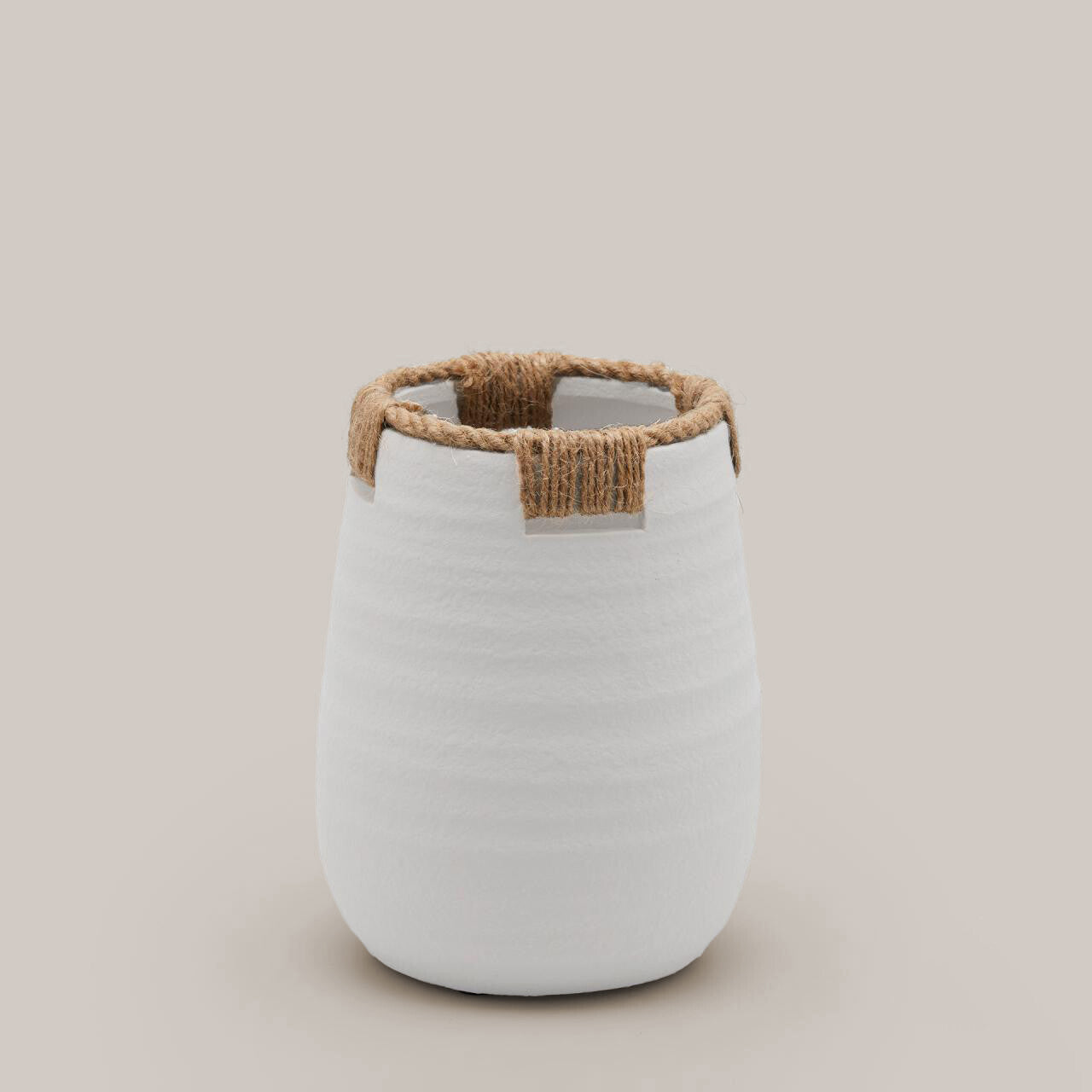 Vaso terracotta corde