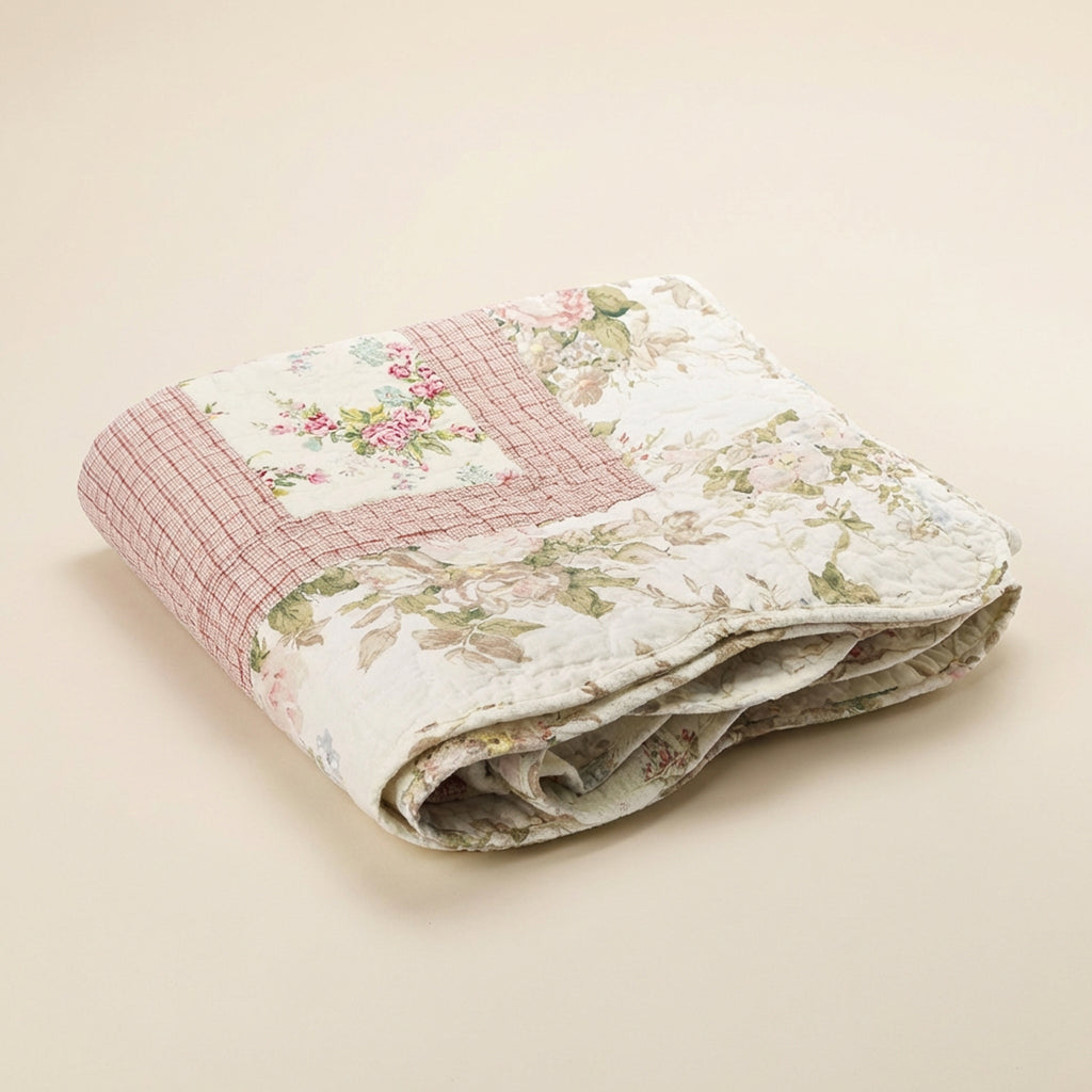 Boutis flowers matrimoniale