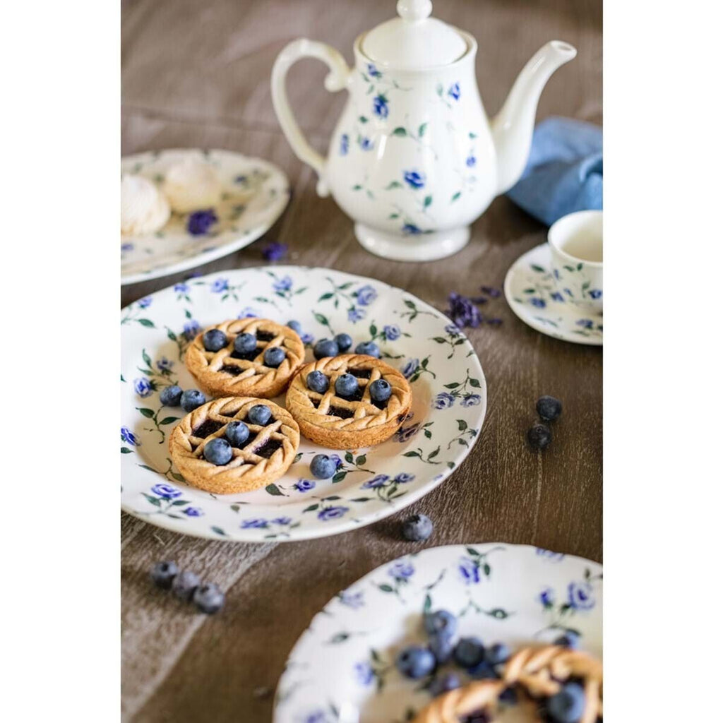 Piatto dessert "Floret blu" - LB HOME