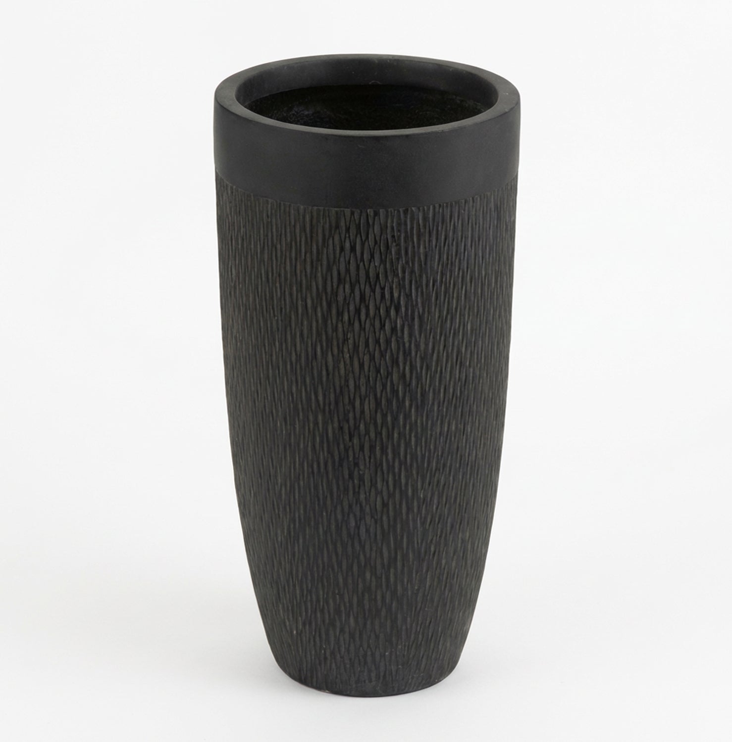 Vaso rotondo nero h.58 - LB HOME