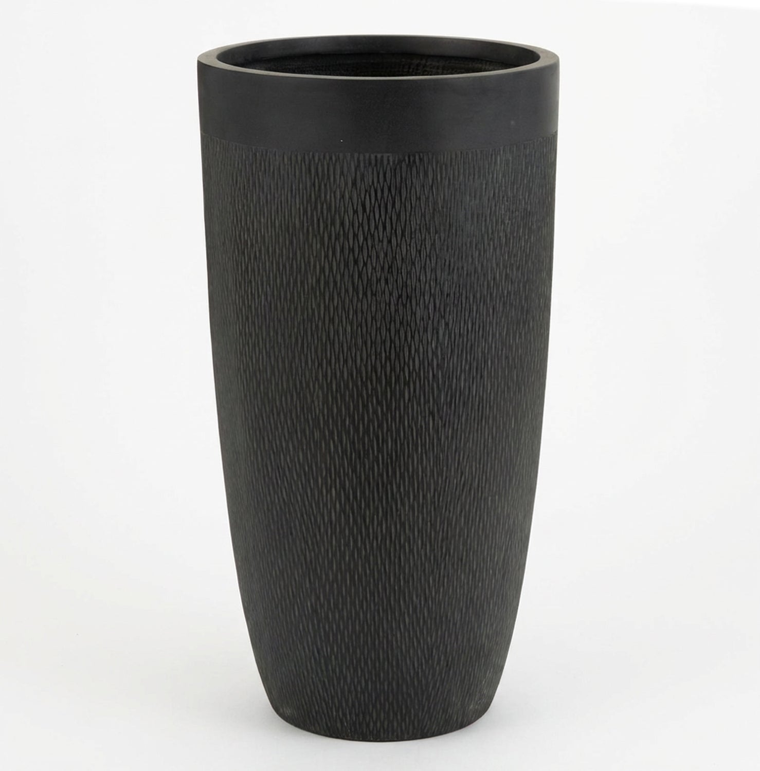 Vaso rotondo nero h.72 - LB HOME