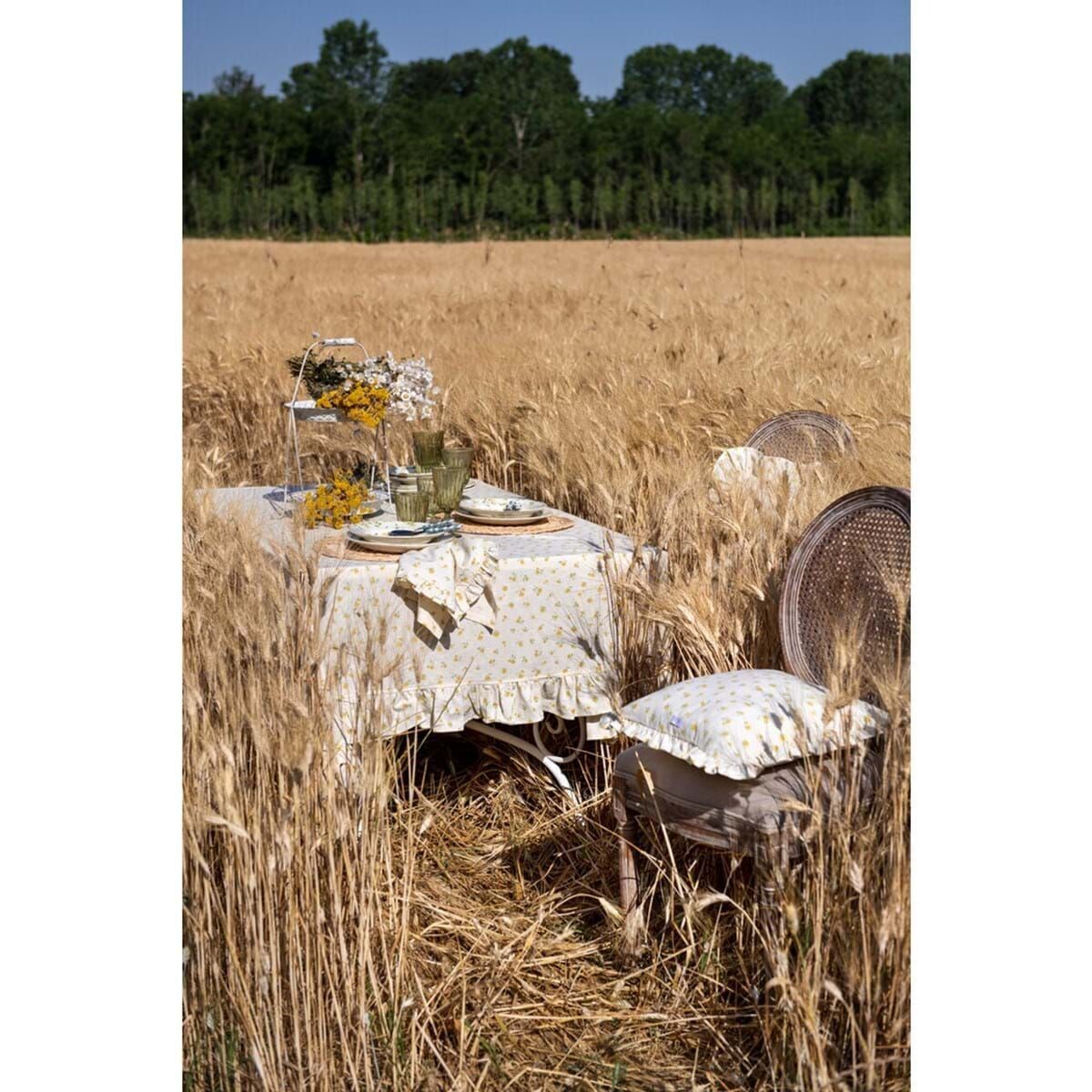 Tovaglia "Floret Full" 170x210cm giallo