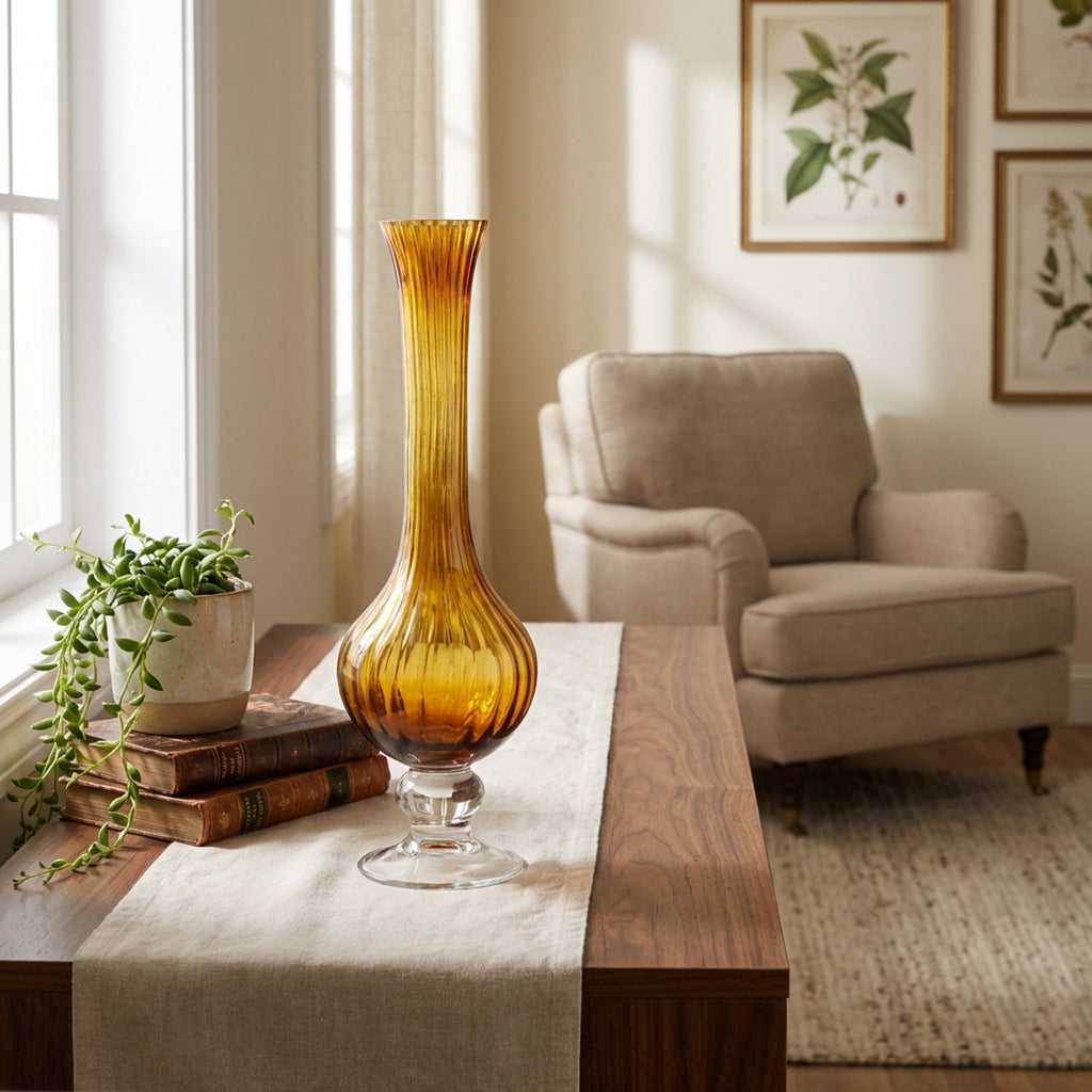 Vaso collolungo h.40 Vaso vetro