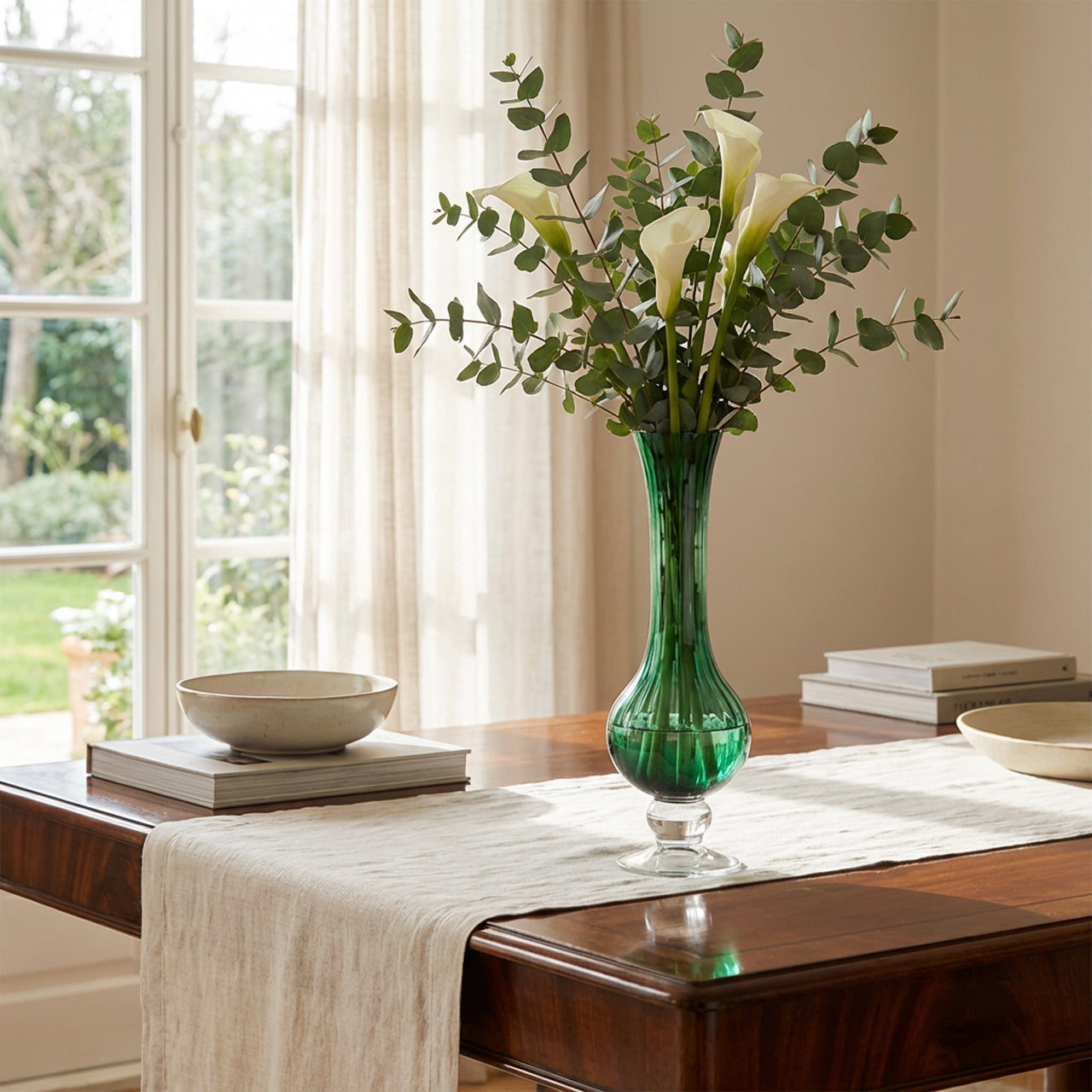 Vaso collolungo h.40 Vaso vetro