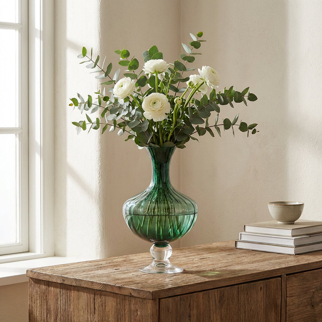 Vaso anfora h.30 Vaso vetro