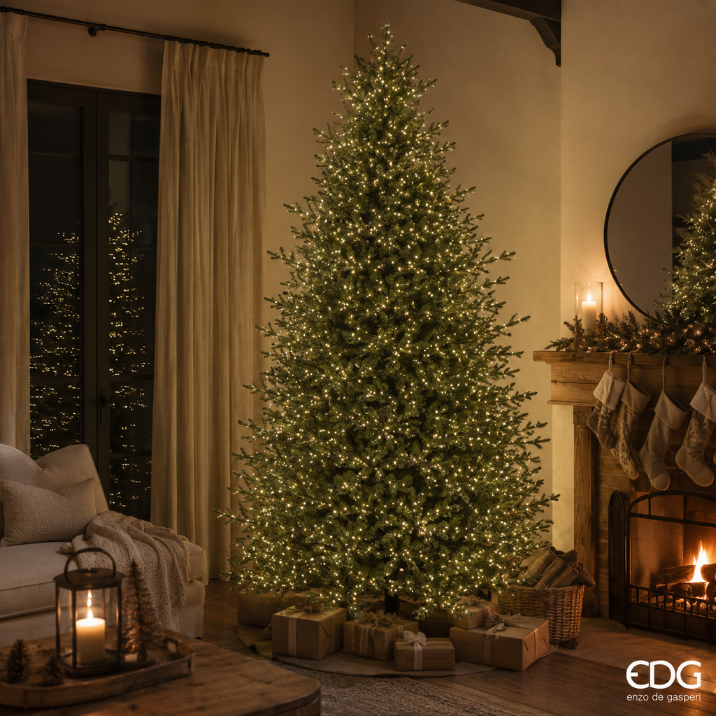 Albero di Natale Lucciole EDG con 5000 LED Rice h.270 cm